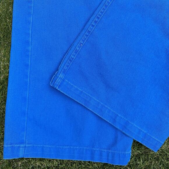 Adidas x KSENIASCHNAIDER 3 Stripe Jeans Wide Leg Dodger Royal Blue Denim 26 - Picture 6 of 9